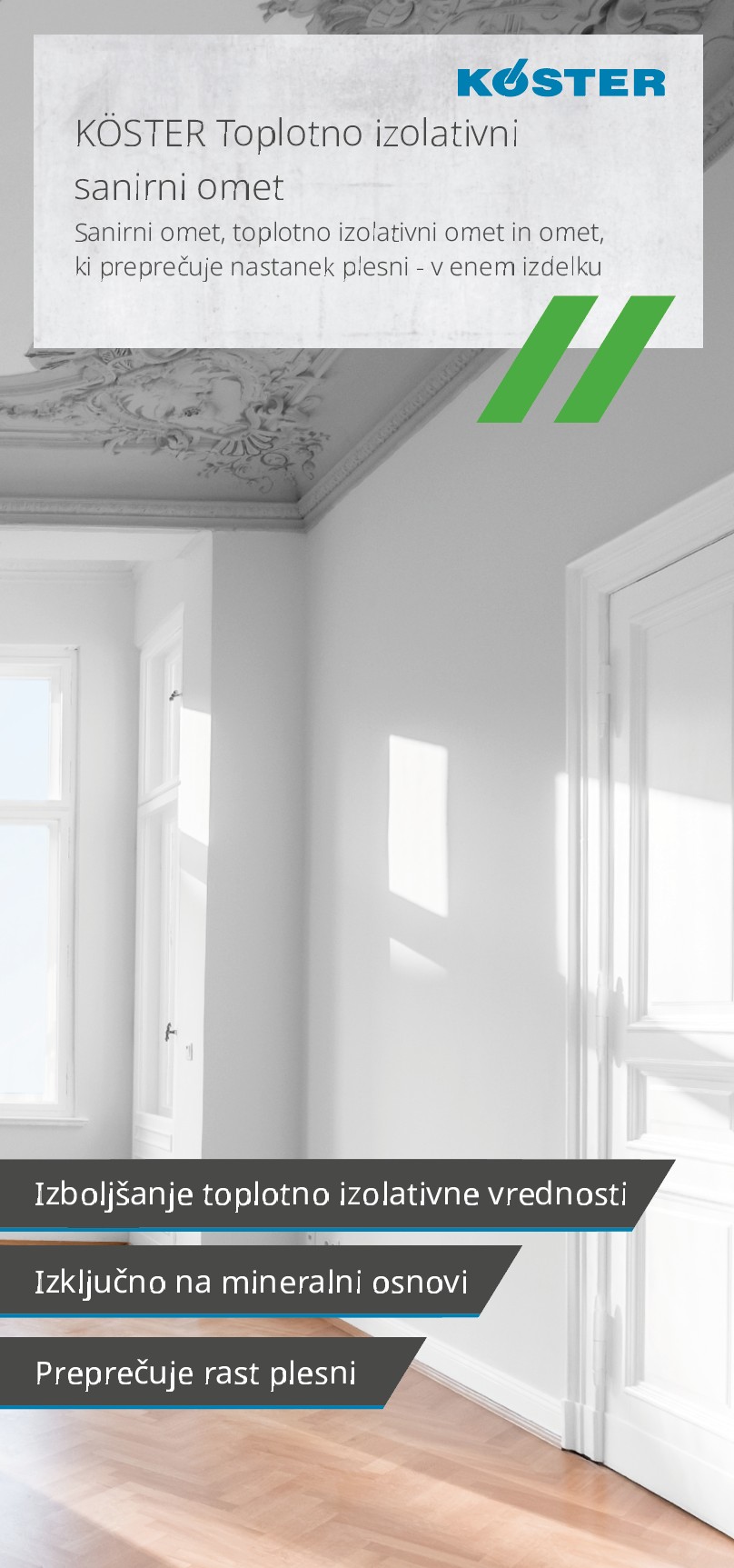 Flyer K&Ouml;STER Thermal Restoration Plaster