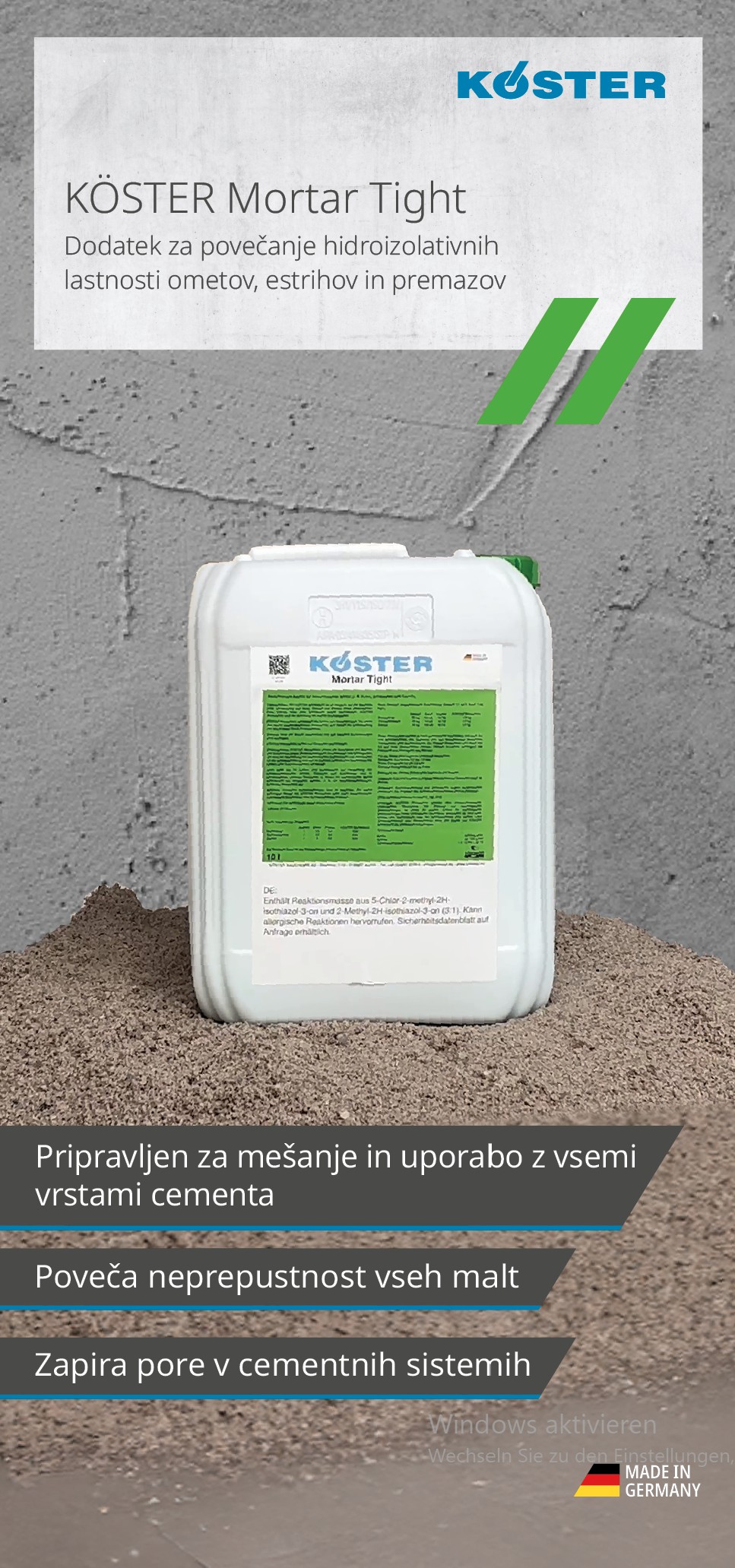 Flyer K&Ouml;STER Mortar Tight